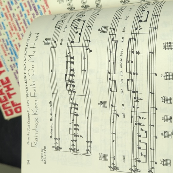 60s 70s Vintage Music Books Lyrics Hits - Picture 3 of 8